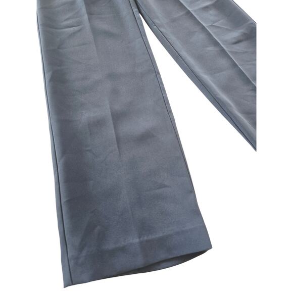 NWT Good American Navy High Rise Luxe Suiting Column Trousers Size 2 - Picture 6 of 6